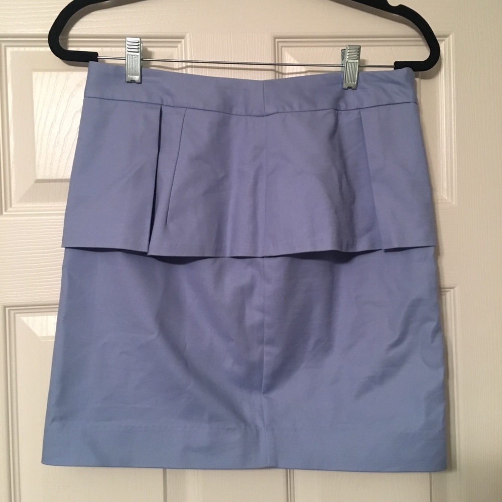 forever 21 peplum purple skirt